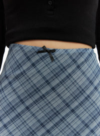 checkered-midi-skirt-ca415