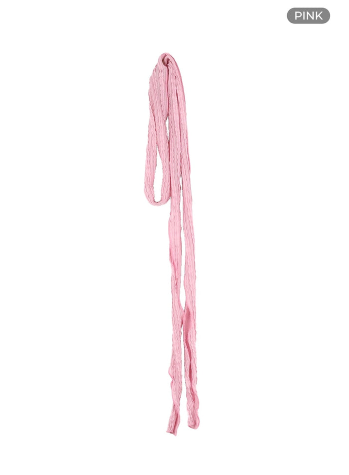 wavy-scarf-ca409 / Pink