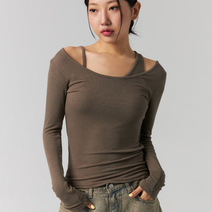 ribbed-layered-cami-and-long-sleeve-top-cg316