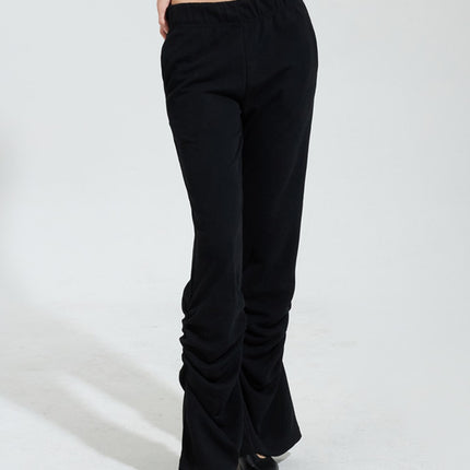 ruched-bootcut-track-pants-iy322