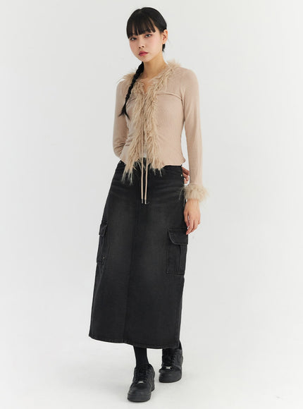 cargo-maxi-skirt-co327 / Black