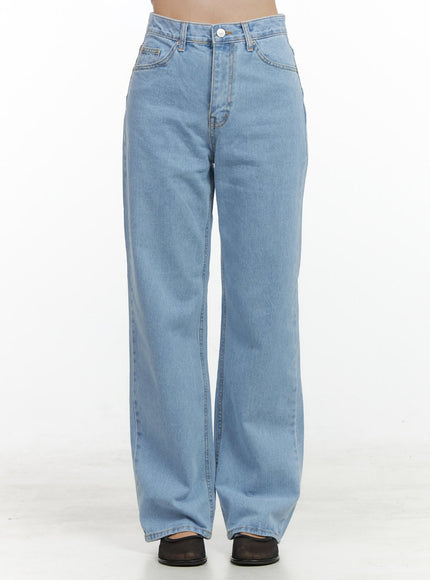 light-straight-leg-jeans-ol411 / Blue