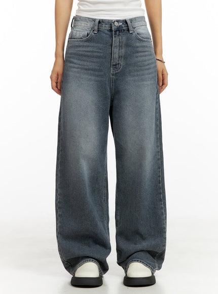 sky-washed-baggy-jeans-cl431 / Blue