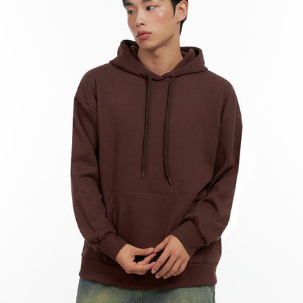 mens-soft-touch-warm-hoodie-in426 / Brown