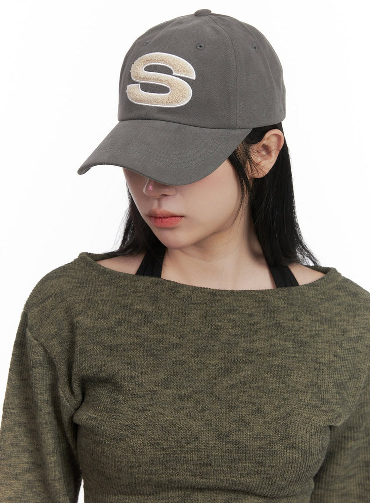 Embroidered S Cap CJ517