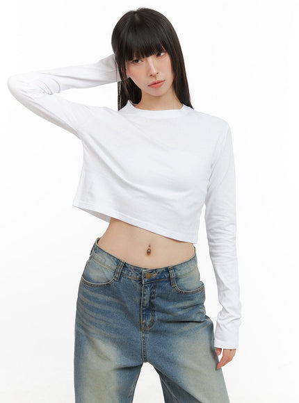 cotton-long-sleeve-cg420 / White