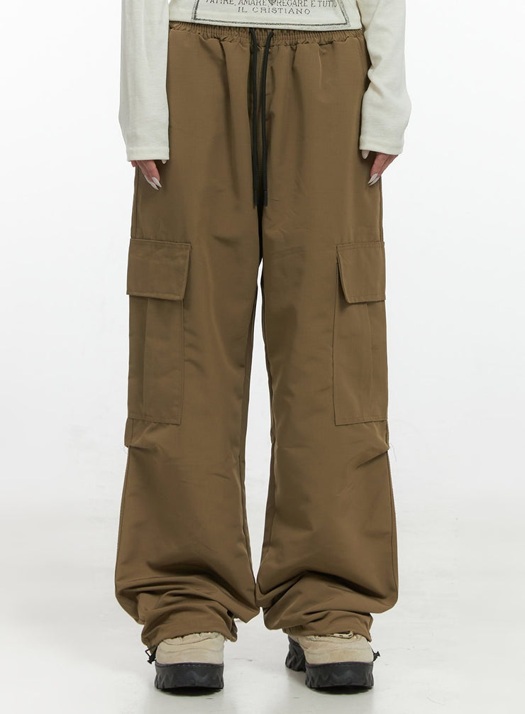 stylish-wide-leg-cargo-pants-cs426 / Beige