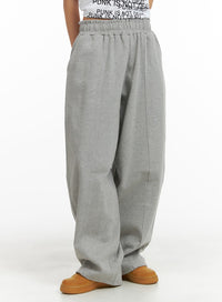 unisex-cotton-blend-sweatpants-cm418 / Gray