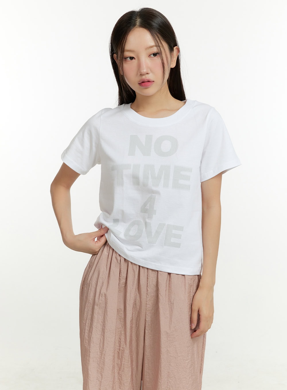 graphic-lettering-cotton-t-shirt-cu426 / White