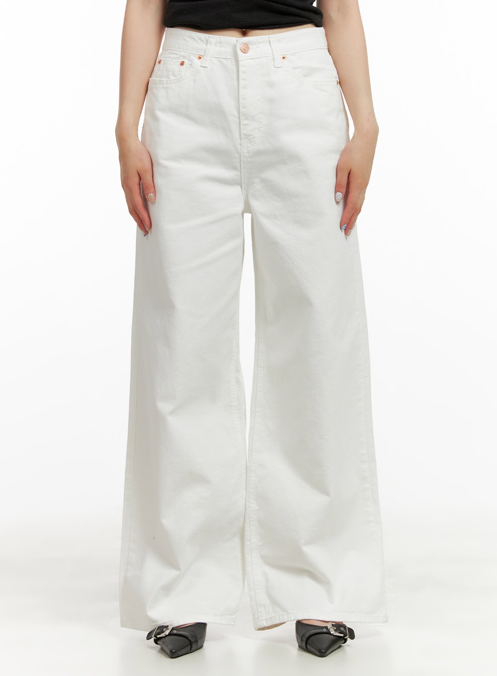 low-rise-cotton-wide-leg-pants-cu425 / White