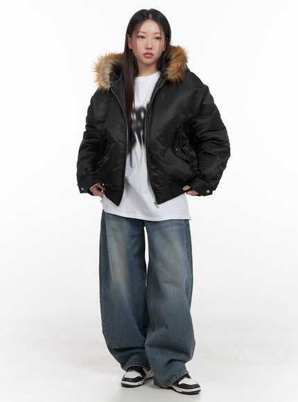 fur-detail-hooded-bomber-jacket-cd411