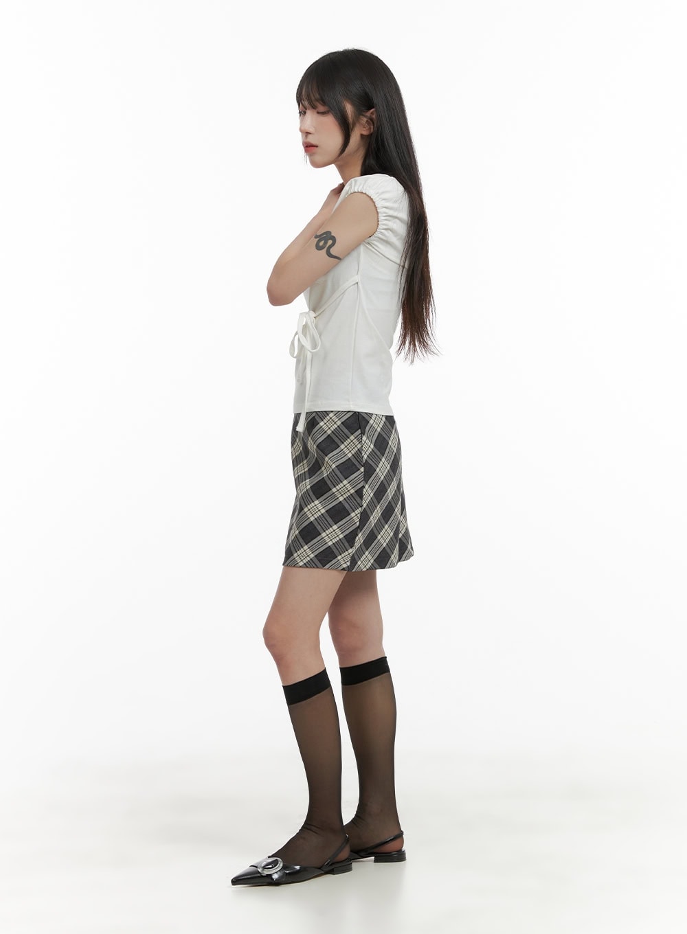 acubi-checkered-mini-skirt-ca430