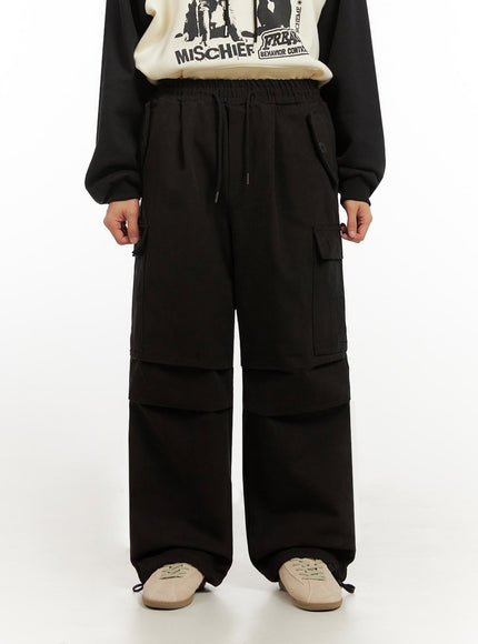 mens-cargo-comfort-cotton-pants-id413 / Black