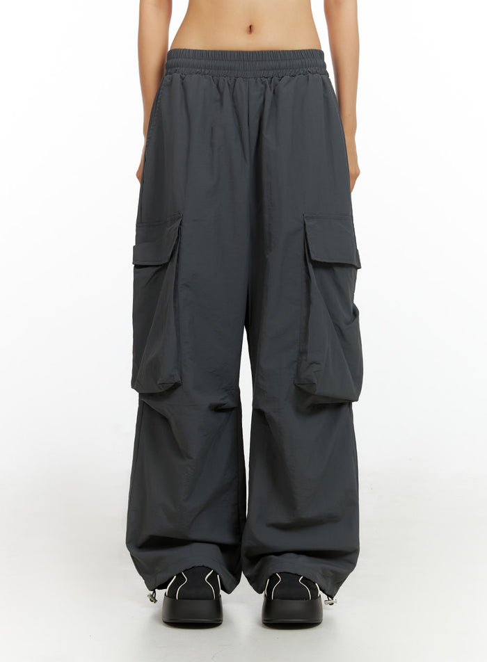 activewear-cargo-sweatpants-il409 / Dark gray