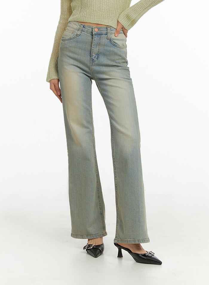 light-washed-slim-bootcut-jeans-ia417 / Light blue
