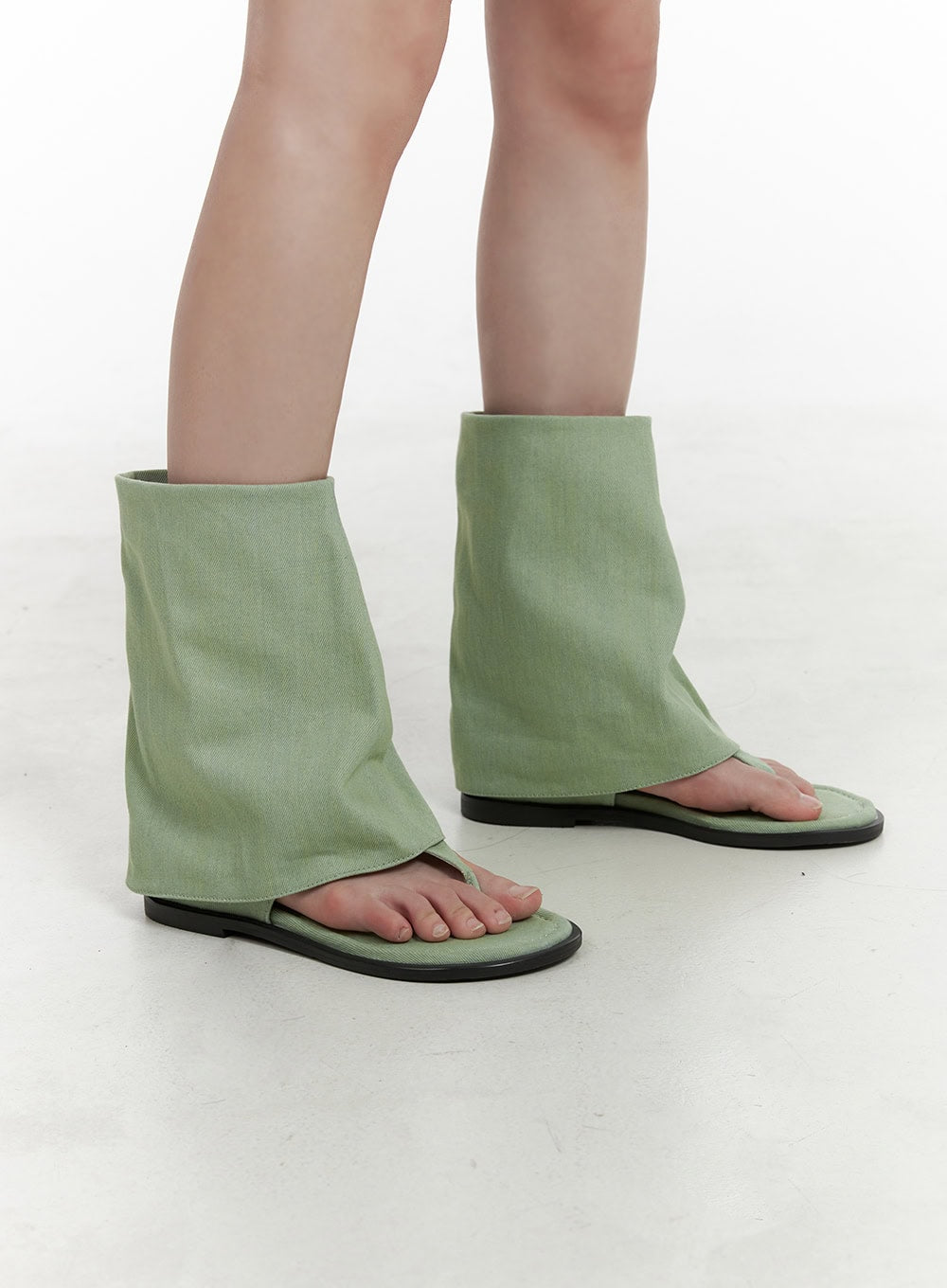 sandal-midi-boots-oa425 / Mint