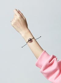 heart-decor-bracelet-ij419 / Pink