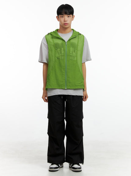 mens-nylon-zip-up-hooded-vest-cl429