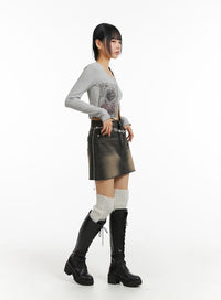 denim-high-waist-mini-skirt-cj412