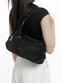 solid-nylon-shoulder-bag-cl412