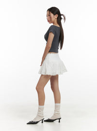 frill-lace-mini-skirt-cl431