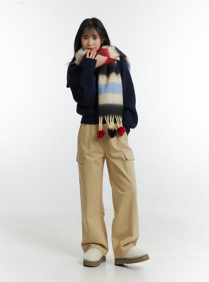 fringed-wool-color-striped-scarf-od308