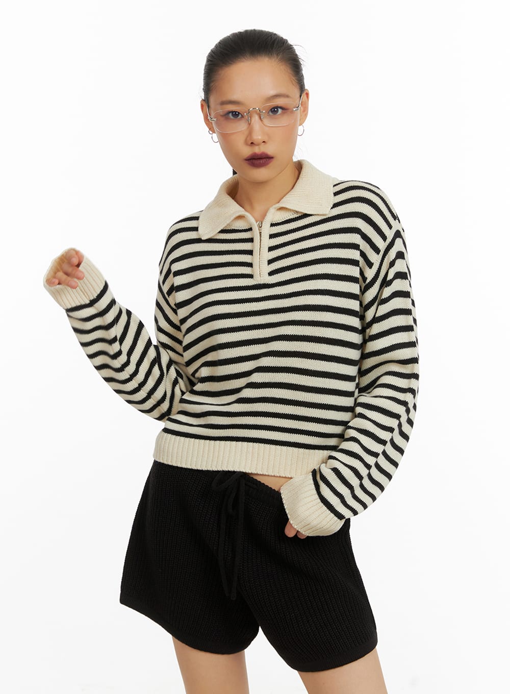 collared-zip-up-neck-pullover-ia417