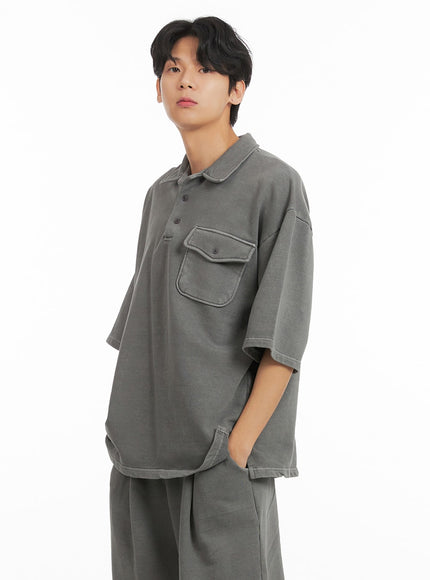 mens-washed-oversized-cotton-collar-t-shirt-ia401