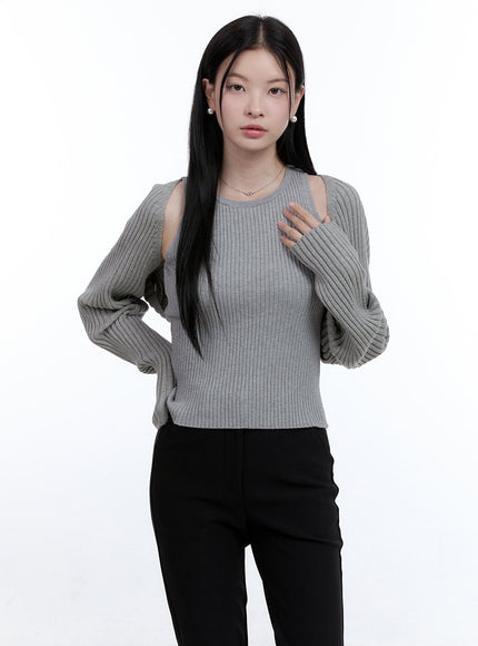 solid-bolero-sleeve-top-oo429