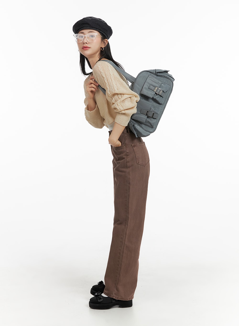 pocket-nylon-shoulder-bag-om408