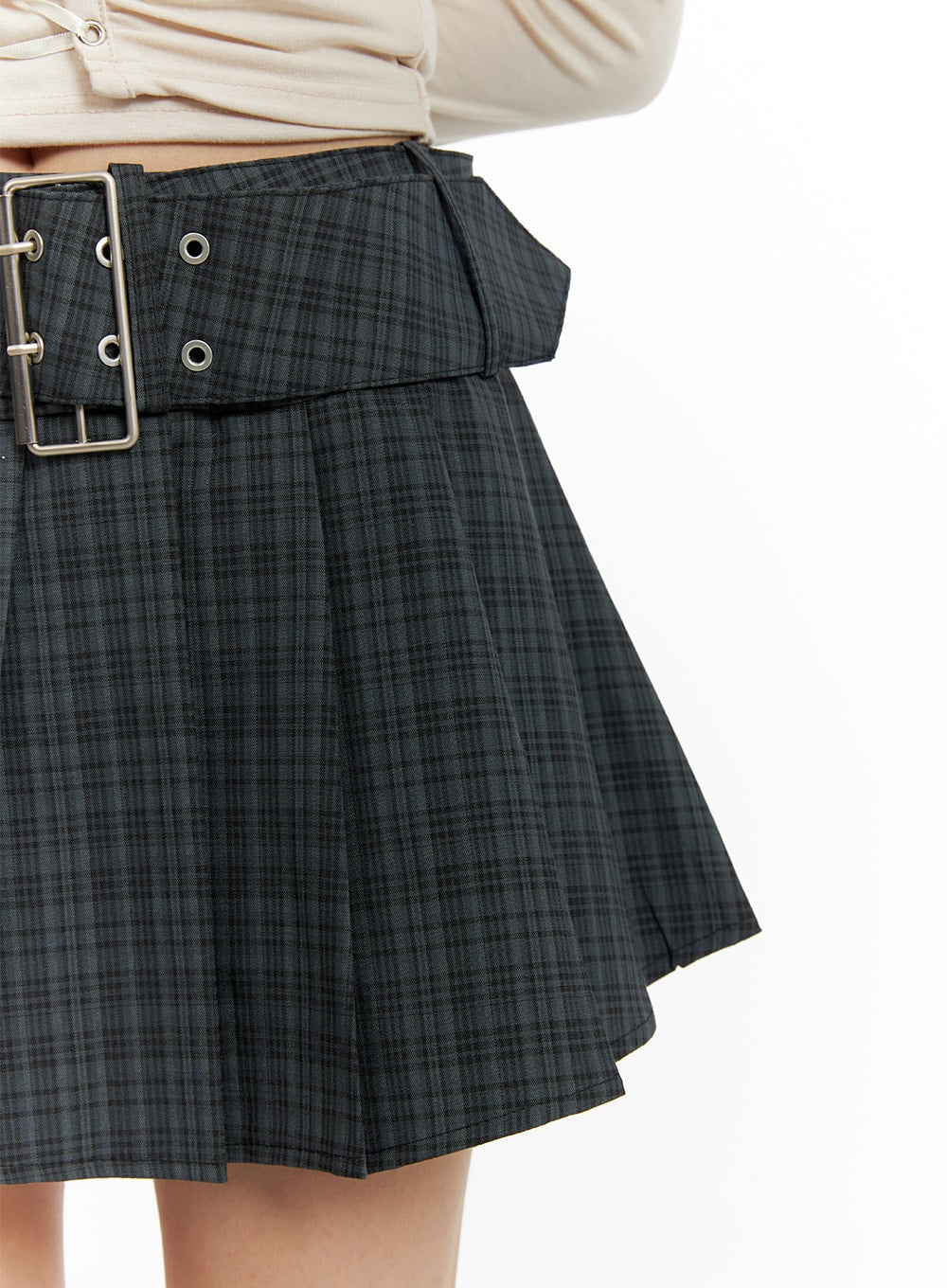 wide-belt-checkered-mini-skirt-cf429