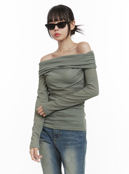 ribbed-off-shoulder-slim-fit-tshirt-oo401