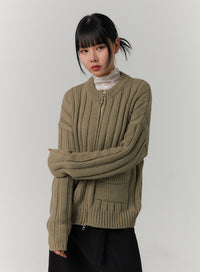 ribbed-pocket-zip-up-knit-sweater-cj422