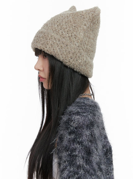 meow-cat-boucle-knit-beanie-oo401