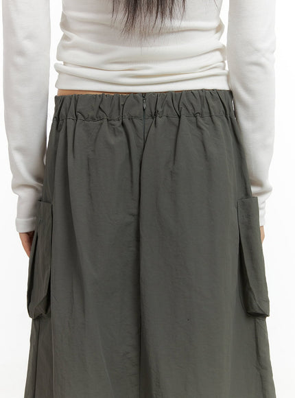 nylon-pocket-cargo-maxi-skirt-co410