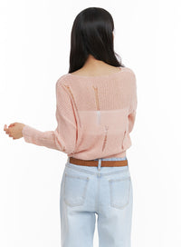 mesh-summer-crop-knit-sweater-oa419