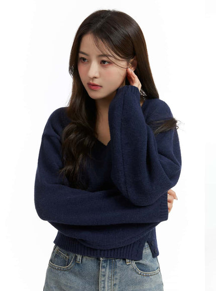 v-neck-solid-sweater-oj411