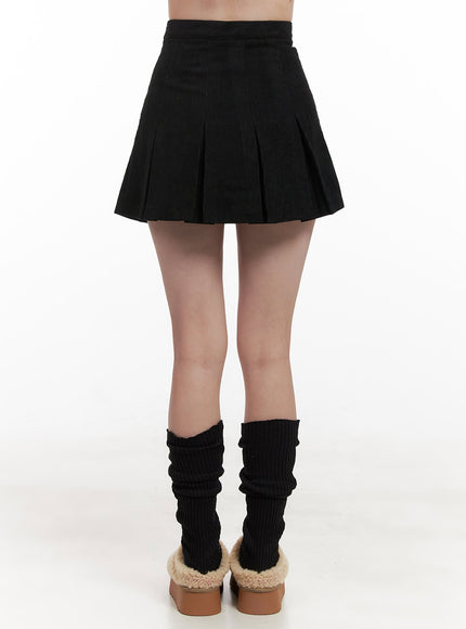 pleated-corduroy-mini-skirt-od403