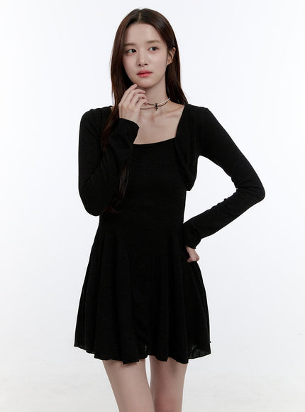 solid-charm-mini-dress-and-cardigan-set-oo407