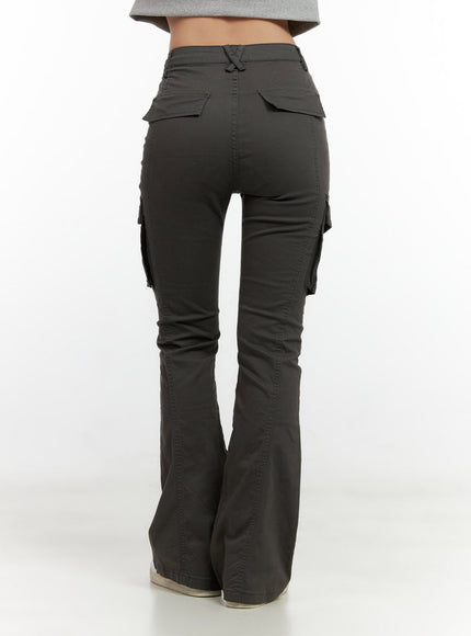 slim-fit-solid-cargo-pants-cn405