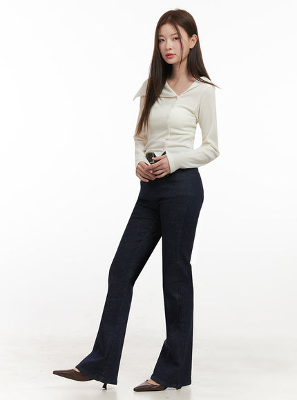 Jessy Slim-Fit Flared Jeans IJ527