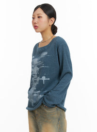 graphic-boat-neck-sweater-top-cm422
