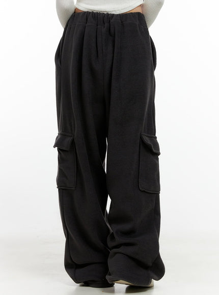 wide-fit-polyester-cargo-pocket-pants-cn408