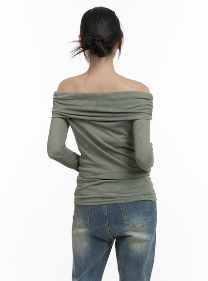 ribbed-off-shoulder-slim-fit-tshirt-oo401