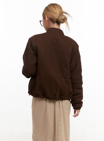 Relaxed-Fit Suede Jacket CJ508