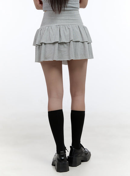 charm-lace-up-ruffle-mini-skirt-cs406