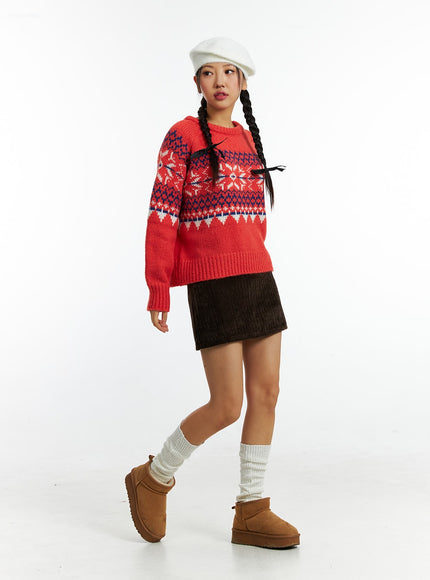 jacquard-crew-neck-knit-sweater-in323