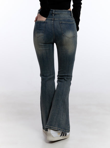 Samantha Washed Bootcut Jeans CJ513