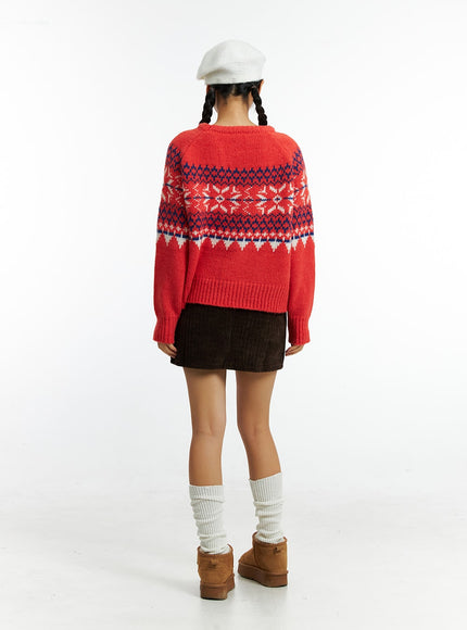 jacquard-crew-neck-knit-sweater-in323