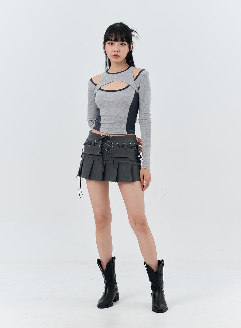 pleated-mini-skirt-with-tie-detail-is306
